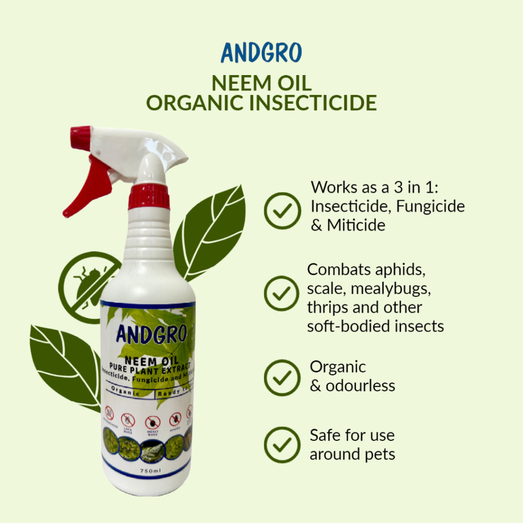 Spray for Healthy Leaves, Organic Neem Oil, Leaf Shine Spray