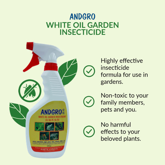 White Oil (500ml) pests insects mites scales aphids mealybugs mosquito bugs ant
